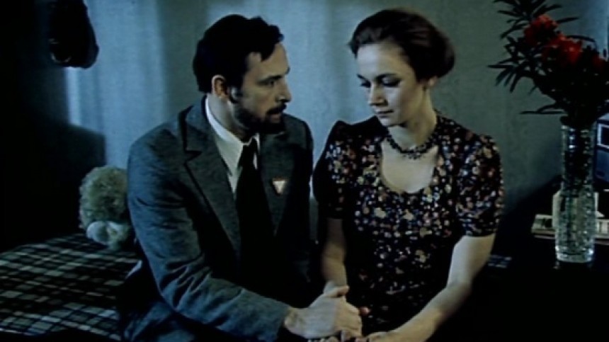 Актеры Лановой и Купченко в к/ф "Странная женщина", 1977 год