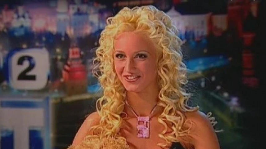 Ольга Бузова на телепроекте "Дом-2" в 2004-м. 